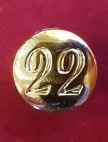 22nd Small Blazer Button